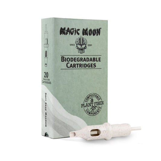 Biodegradable Cartridges - Soft Edge (Curved) Magnum Long Taper