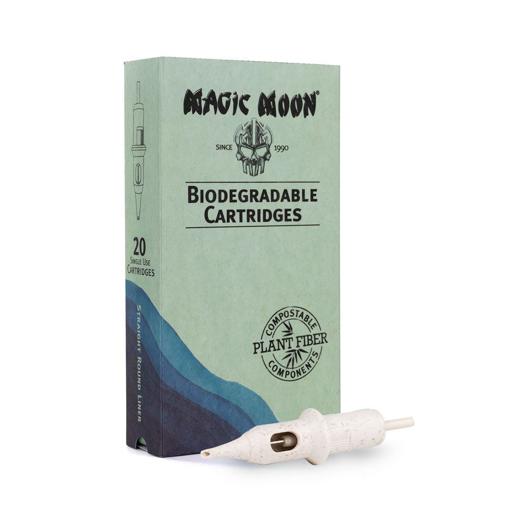 Biodegradable Cartridges - Straight Round Liner Long Taper